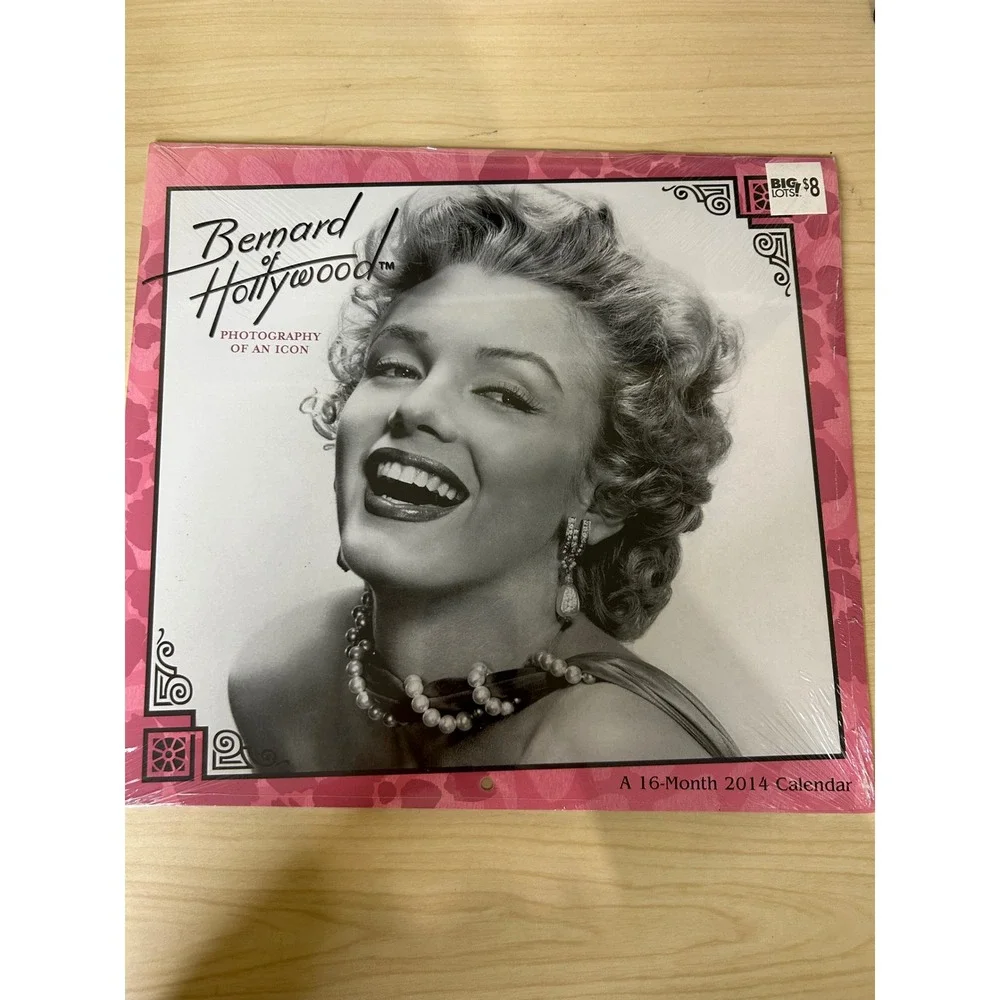 Marilyn Monroe 2014 Wall Calendar Bernard of Hollywood Mead Photography Icon NEW